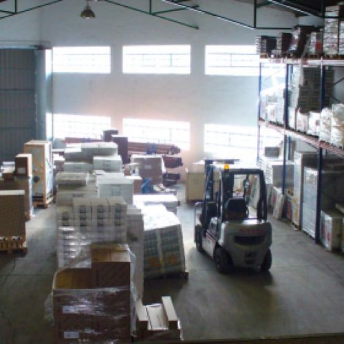 Vista interior del almacén